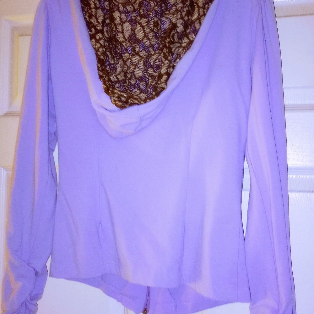 Periwinkle Hooded Jacket - Picture 5 of 6